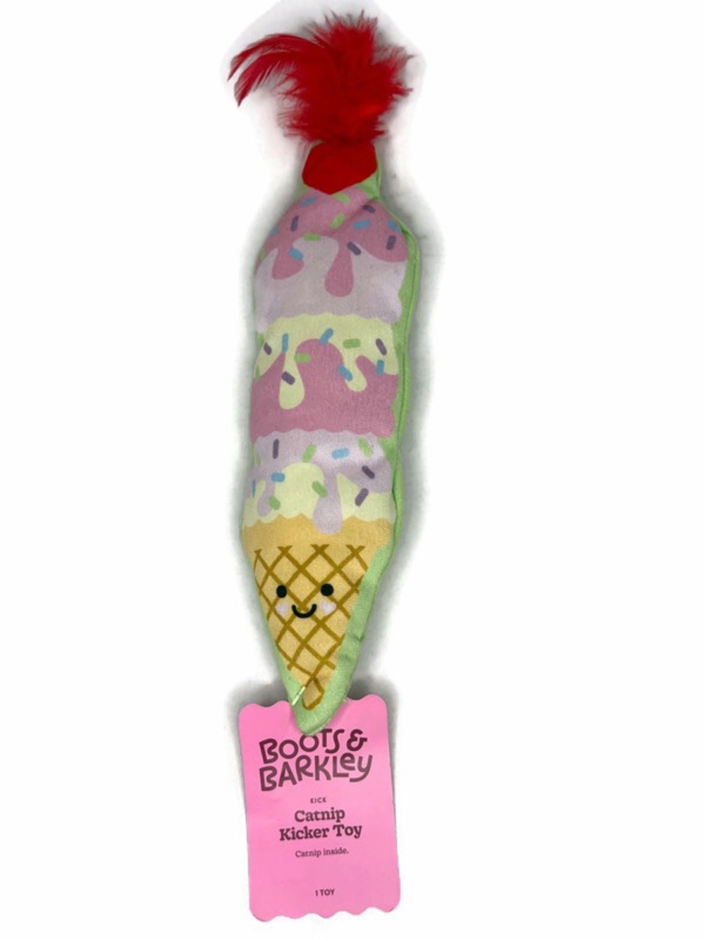 Boots & Barkley Ice Cream Cone Catnip Kicker Toy